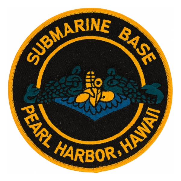 Naval Submarine Base Pearl Harbor Hawaii Patch