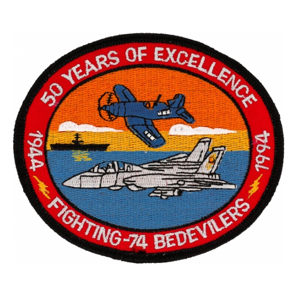 Navy Fighter Squadron VF-74 Patch