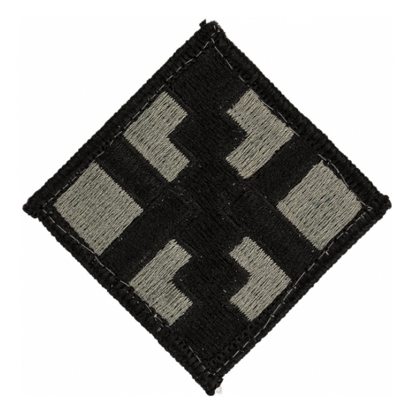 411th Engineer Brigade Patch Foliage Green (Velcro Backed)