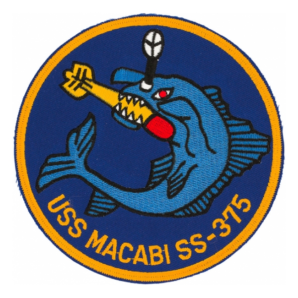 USS Macabi SS-375 Patch