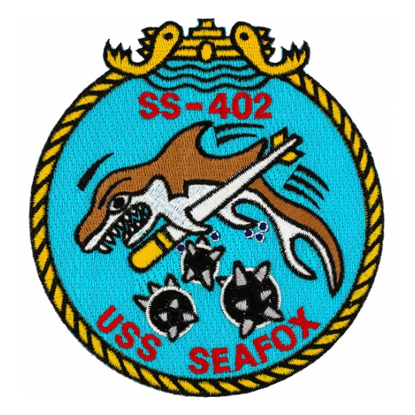 USS Sea Fox SS-402 Submarine Patch