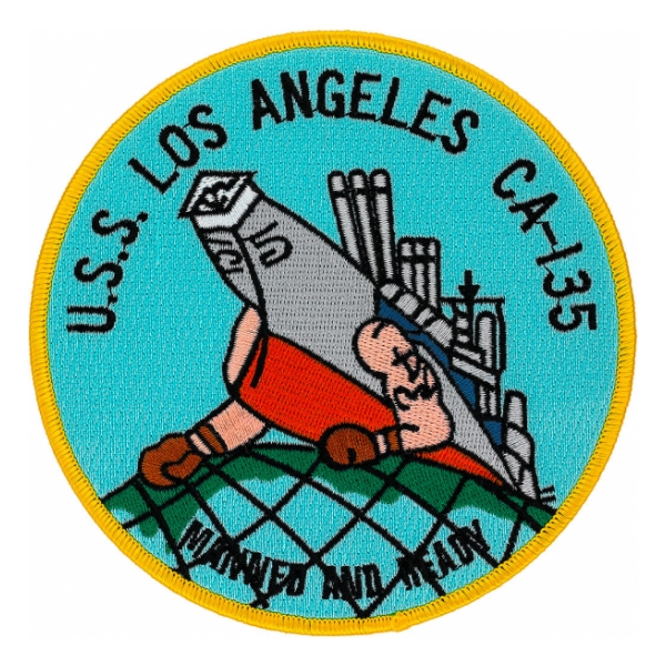 USS Los Angeles CA-135 Ship Patch