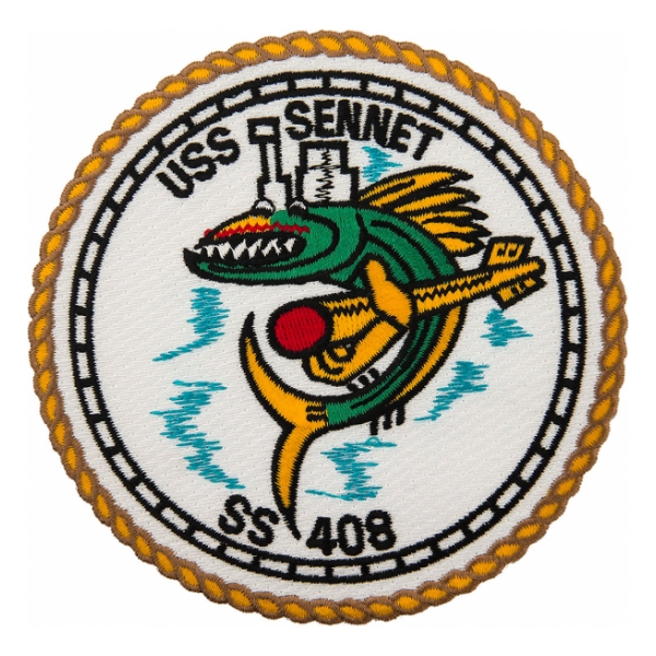 USS Sennet SS-408 Submarine Patch