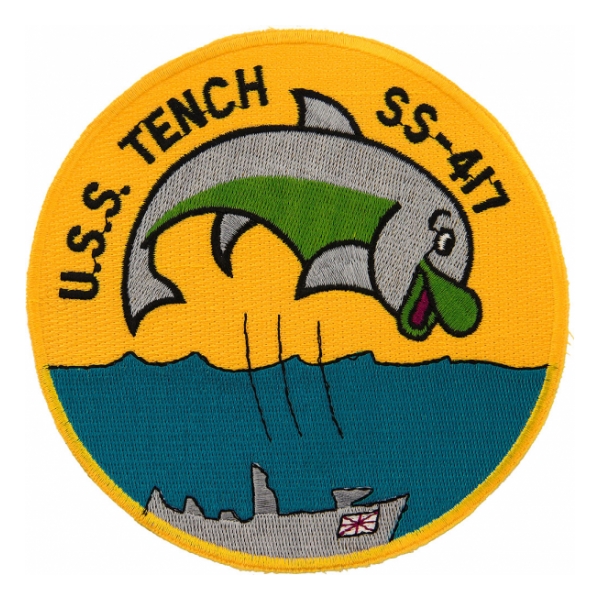 USS Tench SS-417A WWII Submarine Patch