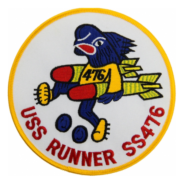 USS Runner SS-476 Lost Boat Submarine Patch