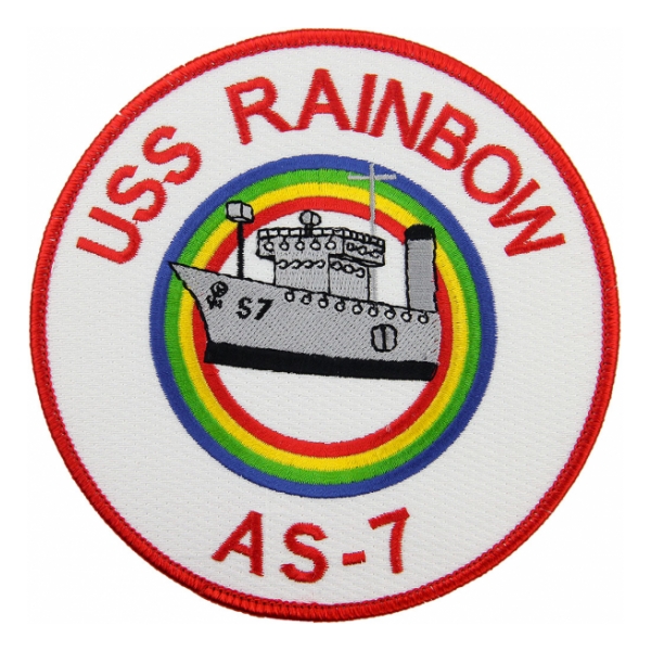 USS Rainbow AS-7 Ship Patch