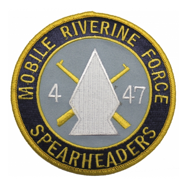 Mobile Riverine Force 47th Infantry 4th Battalion Patch