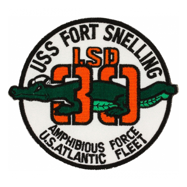 USS Snelling LSD-30 Ship Patch