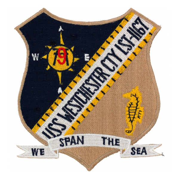 USS Westchester County LST-1167 Ship Patch