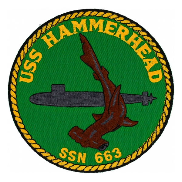 USS Hammerhead SSN-663 Patch