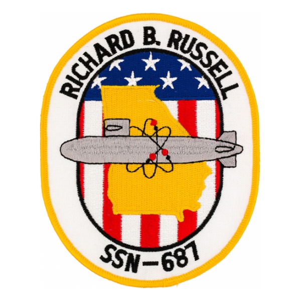 USS Richard B. Russel SSN-687 Patch