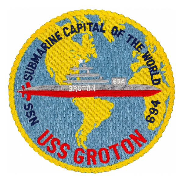 USS Groton SSN-694 Patch