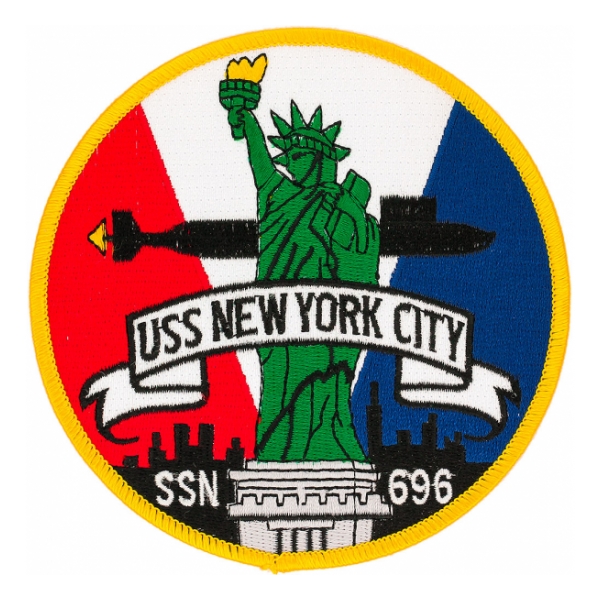 USS New York City SSN-696 Patch