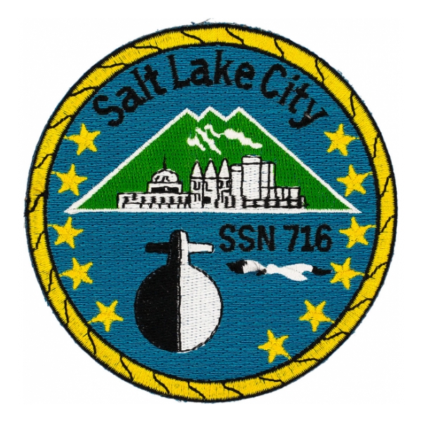 USS Salt Lake City SSN-716 Patch