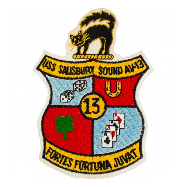 USS Salisbury Sound AV-13 Ship Patch