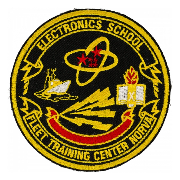 Navy Fleet Training Center Norva (FTCN) Electronics School Patch
