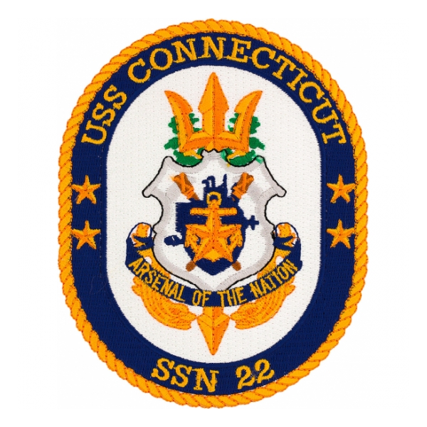 USS Connecticut SSN-22 Patch