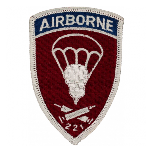 221st Airborne Medical Battalion Patch