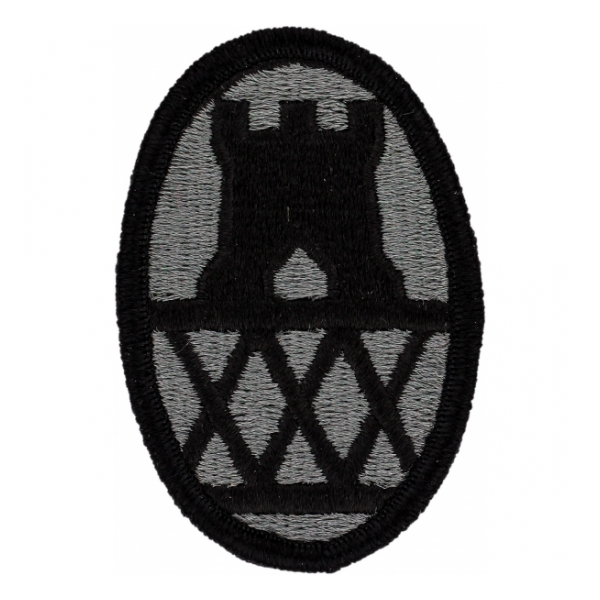 30th Engineer Brigade Patch Foliage Green (Velcro Backed)