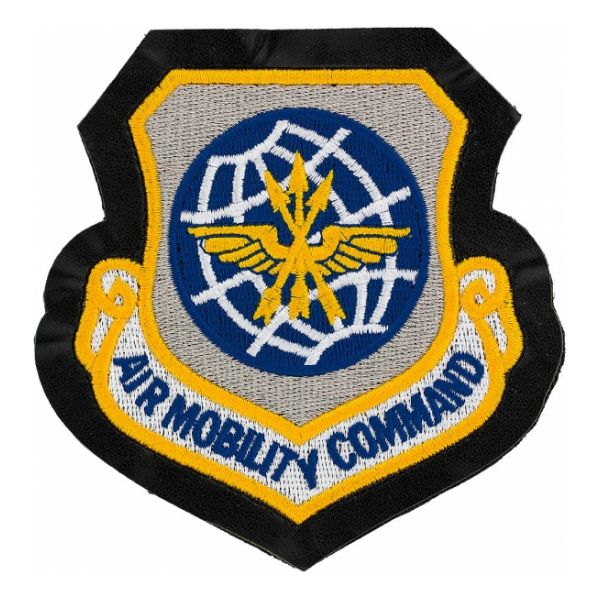 Air Mobility Command Patch With Hook Fastener