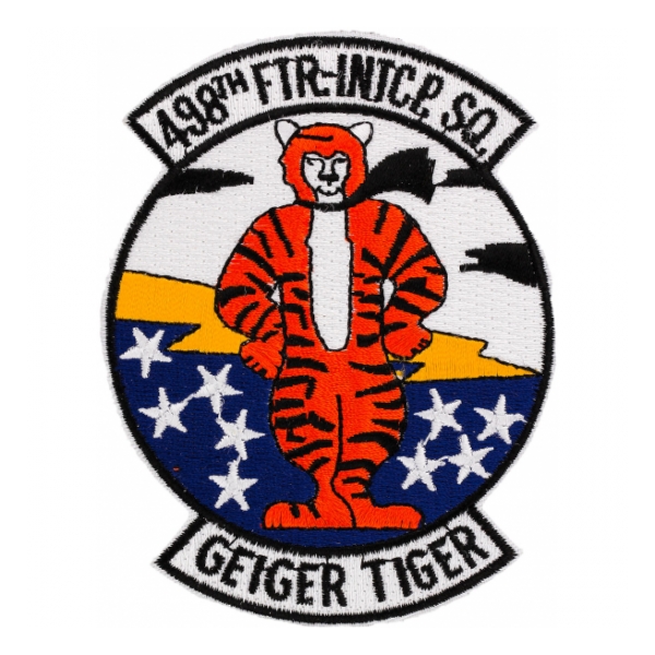 Air Force 498th Intercept Squadron Patch (Geiger Tiger)