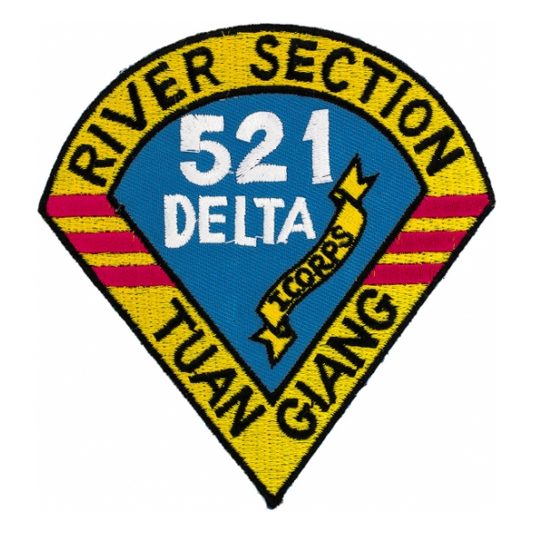 River Section 521 Delta Tuan Giang I Corps Patch