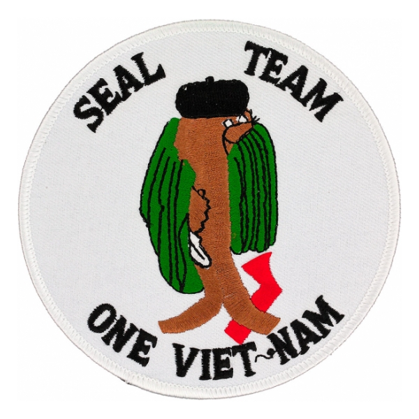 Seal Team 1 Vietnam Patch White
