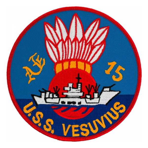 USS Vesuvius AE-15 Ship Patch