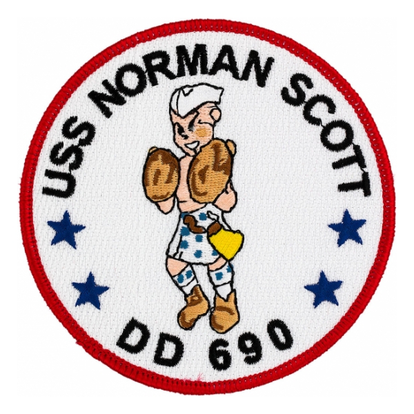 USS Norman Scott DD-690 Ship Patch