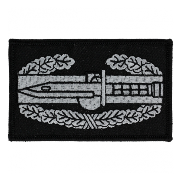 Combat Action Badge Patch Class A (Black and Grey)