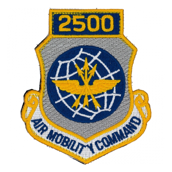 2500 Air Mobility Command Patch with Velcro®