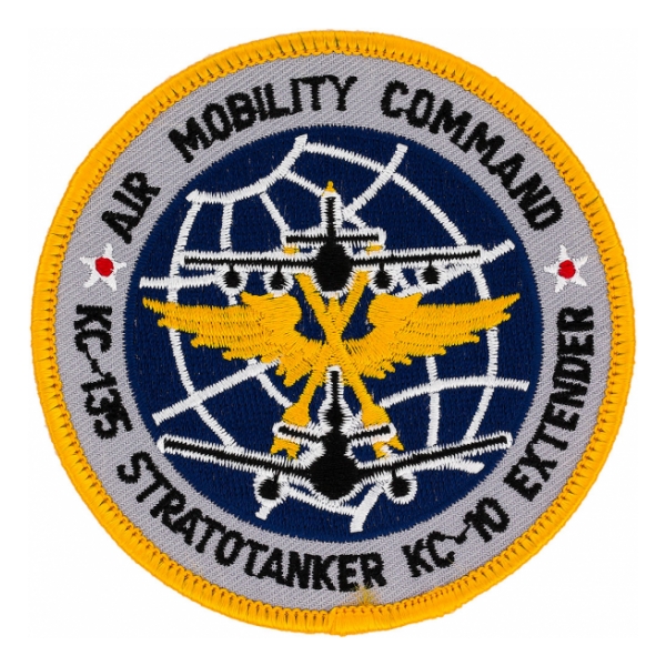 Air Mobility Command KC-135 Stratotanker KC-10 Extender Patch Full Color