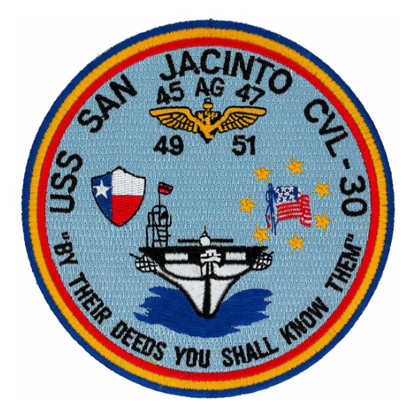 USS San Jacinto CVL-30 Ship Patch