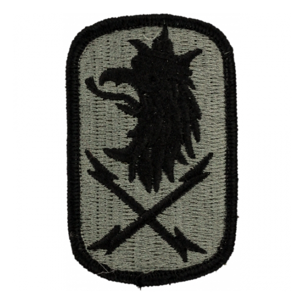 22nd Signal Brigade Patch Foliage Green (Velcro Backed)