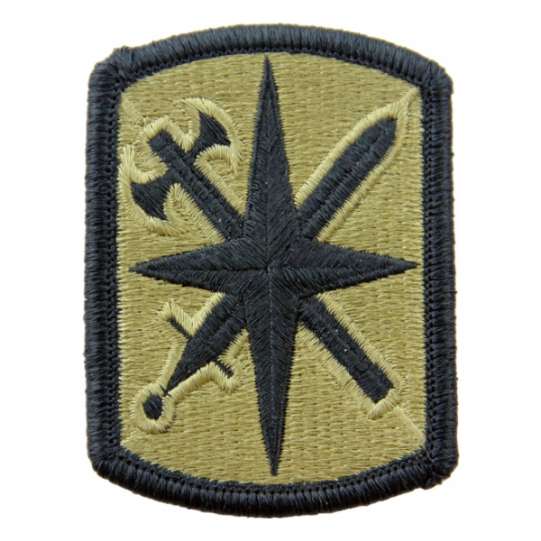 14th Military Police Brigade Scorpion / OCP Patch With Hook Fastener