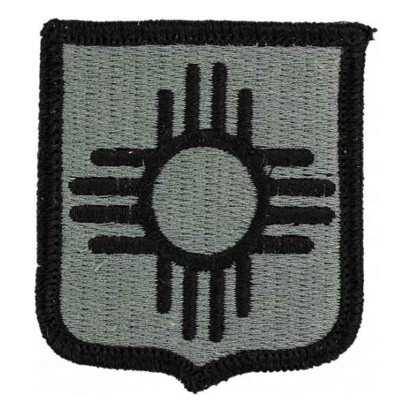 New Mexico National Guard Headquarters Patch Foliage Green (Velcro Backed)