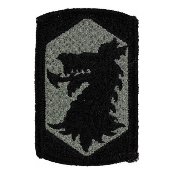 404th Chemical Brigade Patch Foliage Green (Velcro Backed)