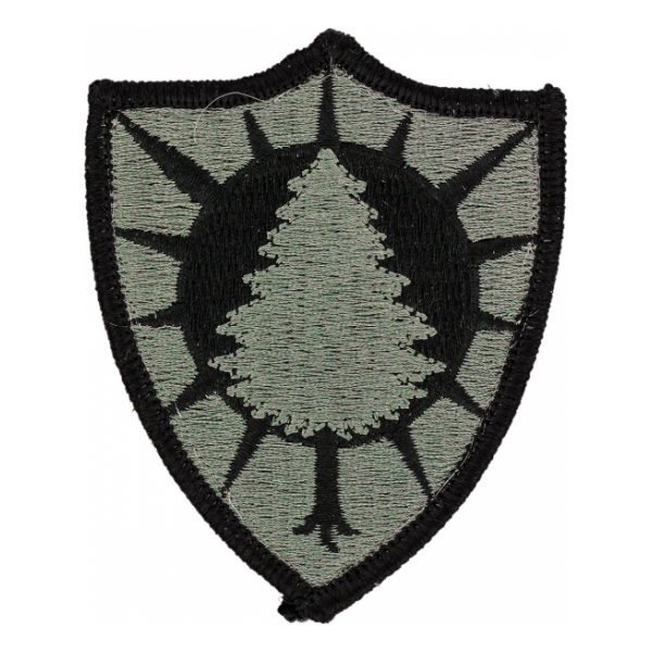 Maine National Guard Headquarters Patch Foliage Green (Velcro Backed)