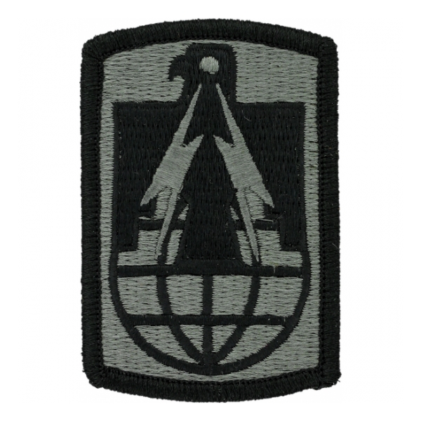 11th Signal Brigade Patch Foliage Green (Velcro Backed)