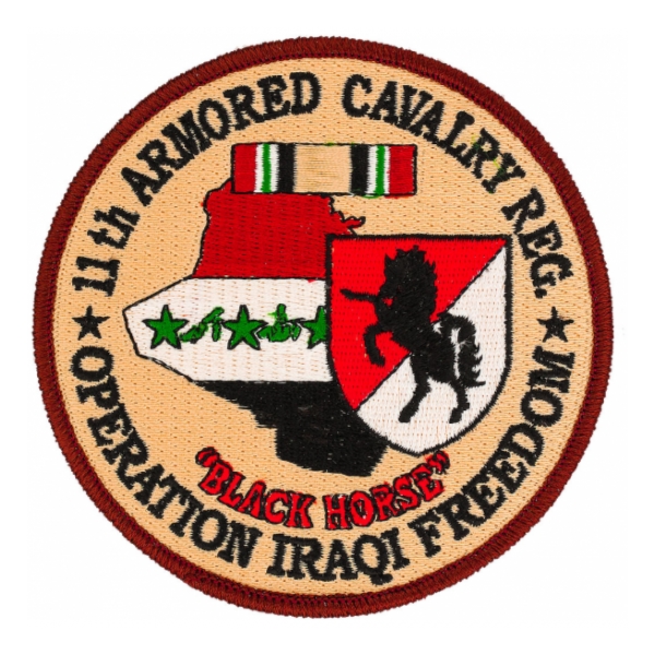 11th Armored Cavalry Operation Iraqi Freedom Patch
