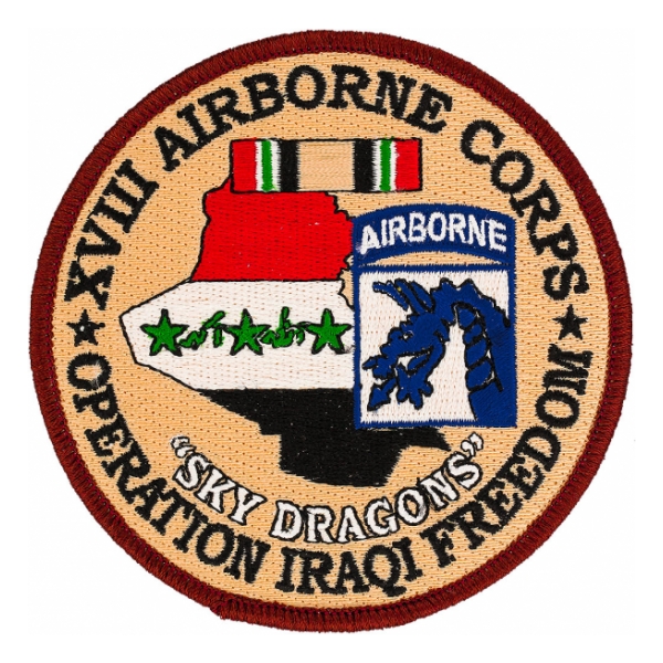 18th Airborne Corps Operation Iraqi Freedom Patch
