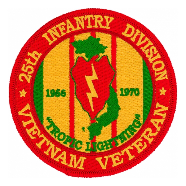 25th Infantry Division Vietnam Veteran Patch