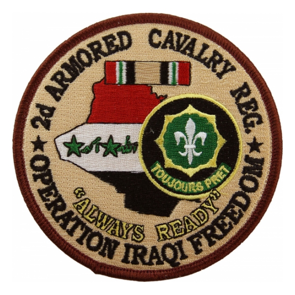 2nd Armored Cavalry Regiment Operation Iraqi Freedom Patch