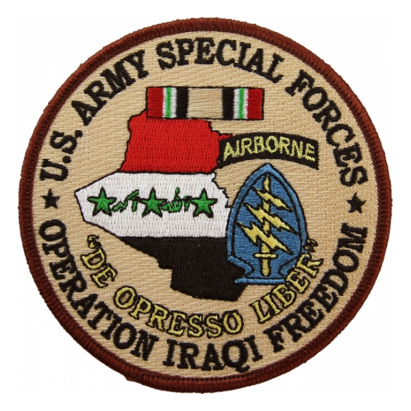 US Army Special Forces Operation Iraqi Freedom Patch