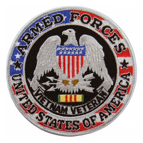 United States Armed Forces Vietnam Silver Patch