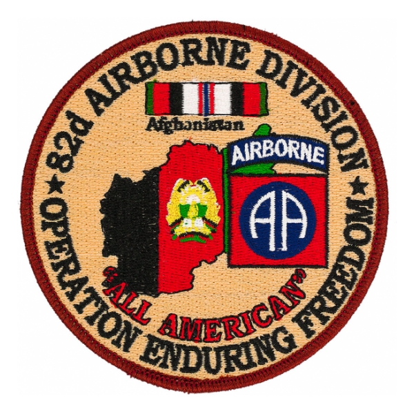 82nd Infantry Division Operation Enduring Freedom Patch "All American