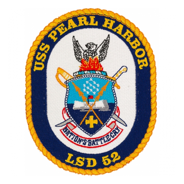 USS Pearl Harbor LSD-52 Ship Patch