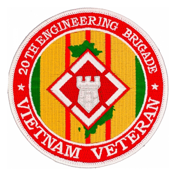 20th Engineering Brigade Vietnam Veteran Patch