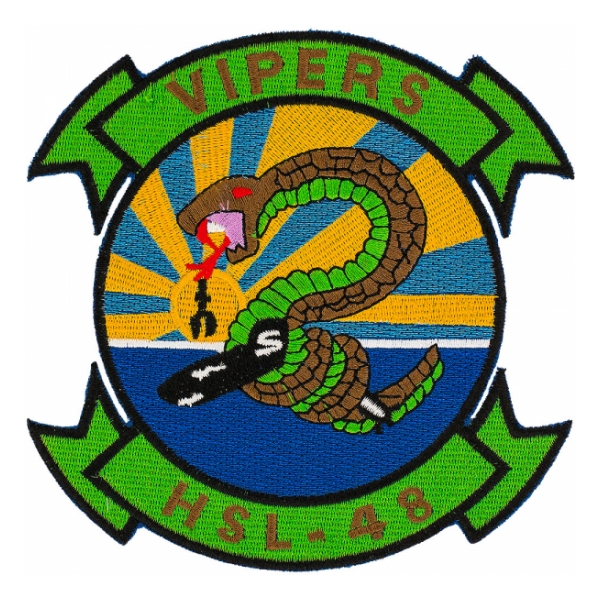 Navy Helicopter Anti-Submarine Squadron  Patch HSL-48
