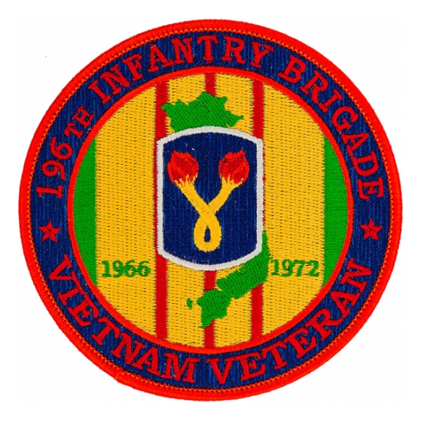 196th Light Infantry Brigade Vietnam Veteran Patch